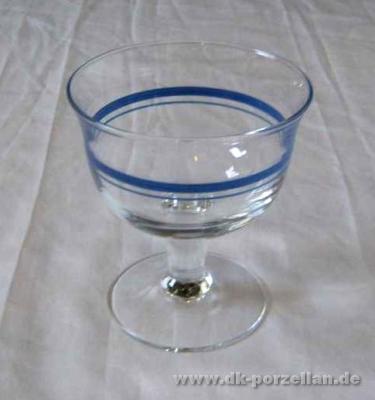 Blaue Glocke - Cocktailglas