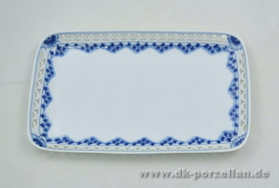 Rechteckige Platte klein - durchbrochen