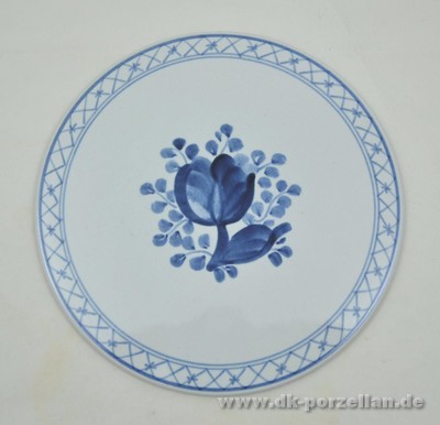 Tranquebar blau Segelschiff Royal Copenhagen Aluminia Kuchenteller 17cm