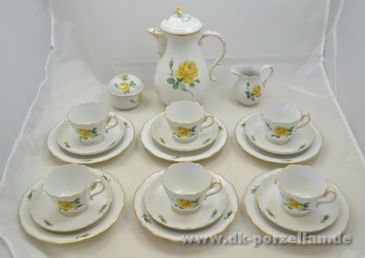 Meissen - Kaffeeservice fr 6 Personen